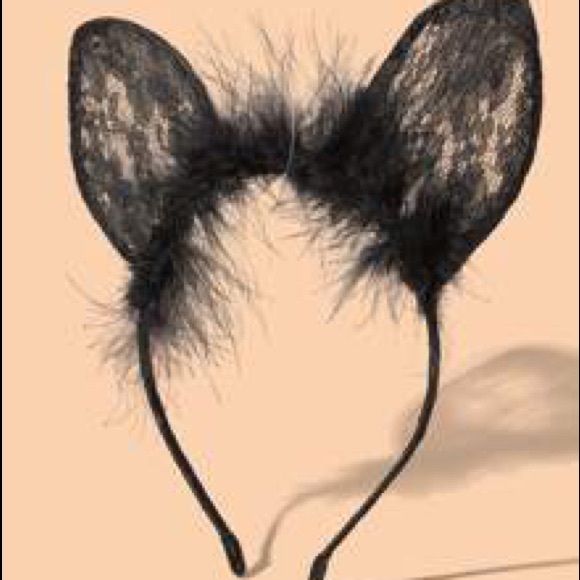 Fluffy Cat Ear Decor Hair Hoop - Picture 4 of 4